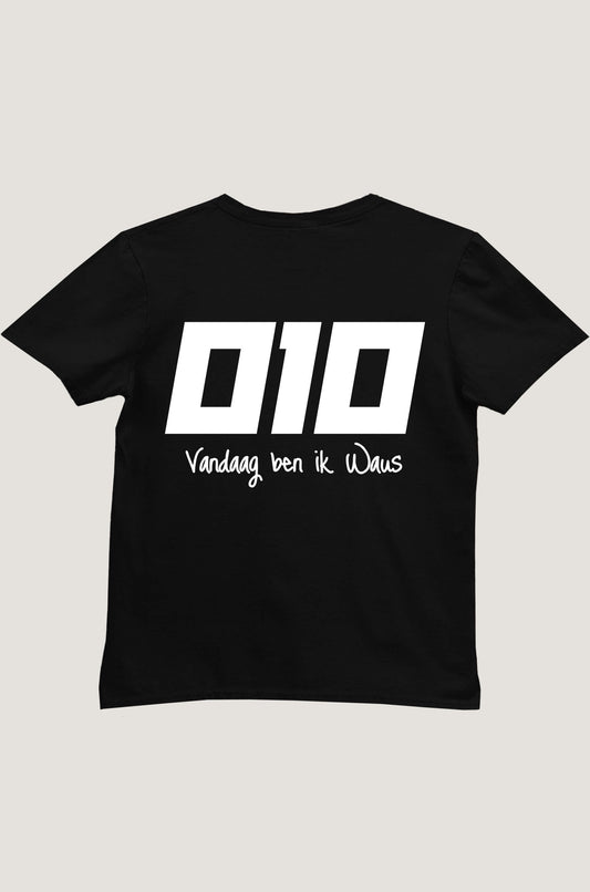 010 T‑shirt Backprint Edition – rugprint met REEV wear® design