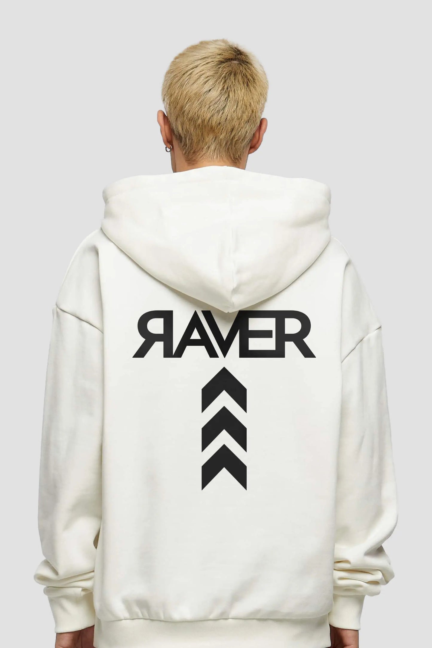 RAVER Oversized streetwear heren hoodie REEV wear
