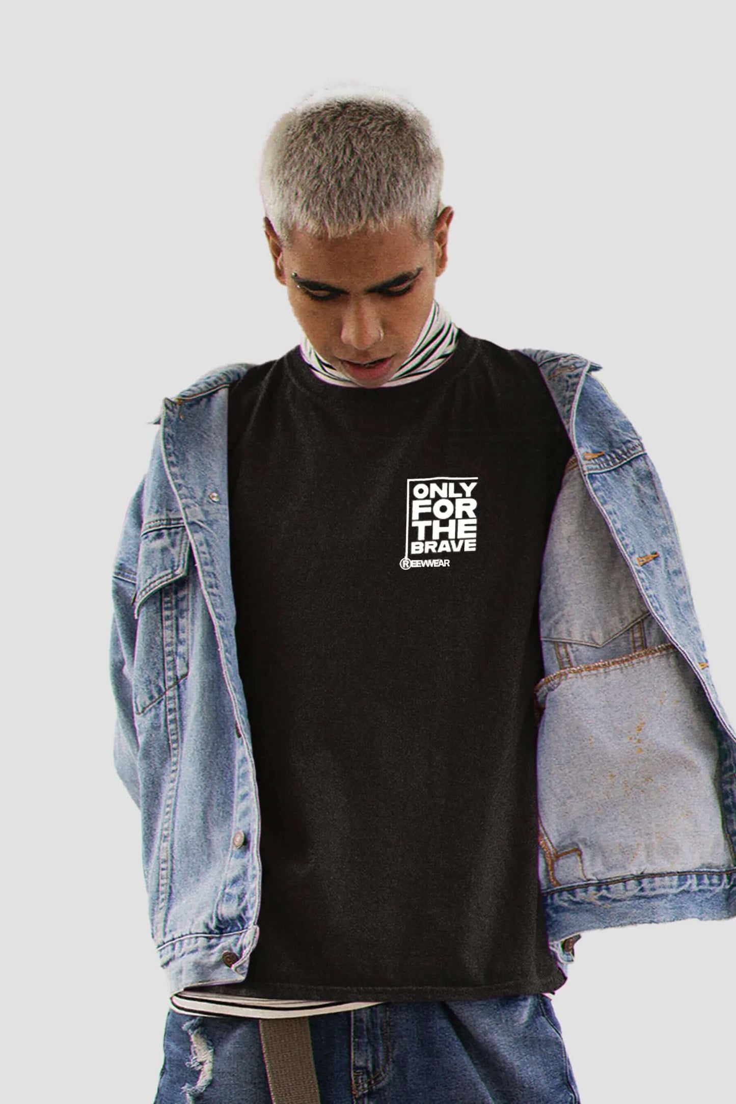 Black Brave T‑shirt front